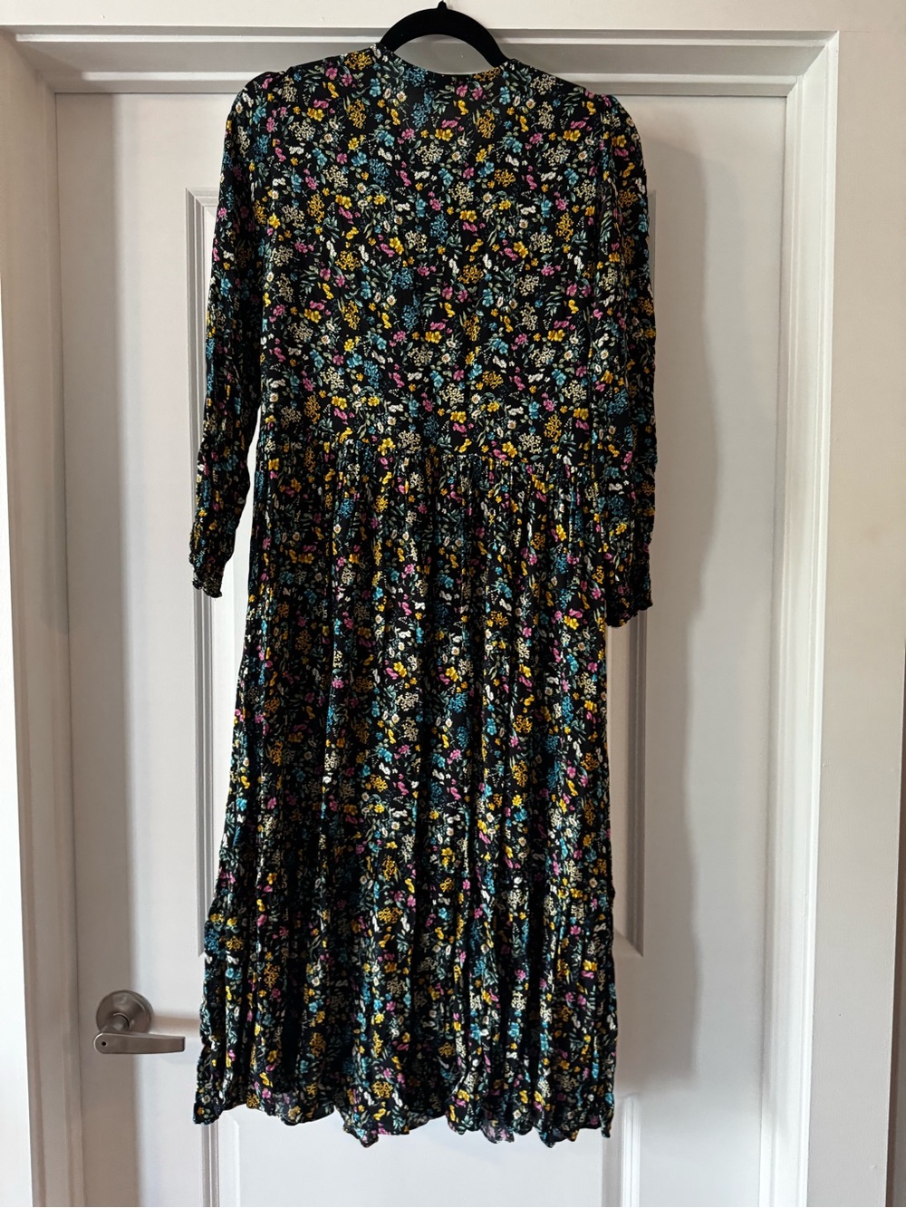 Sanctuary Sloan Floral Long Sleeve Prairie Maxi Dress